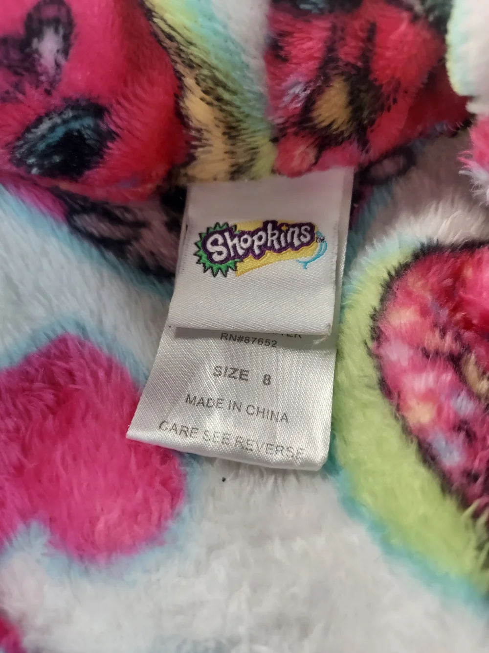 Shopkins plush robe